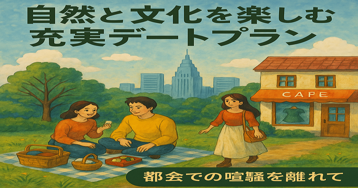 自然を満喫するアウトドアデート